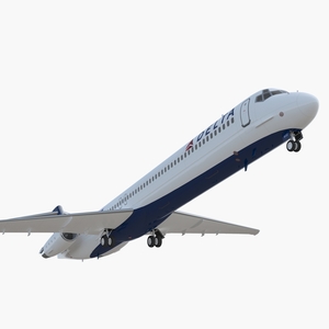 3D McDonnell Douglas MD88 Delta model