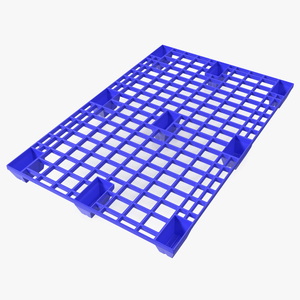 Floor Stacking Plastic Pallet 3D model