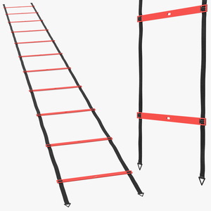 3D Agility Ladder Red model