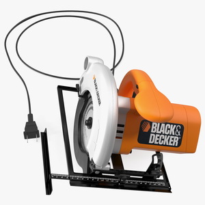 Black and Decker Circular Saw 3D model