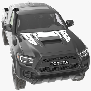 3D model Toyota Tacoma TRD Pro Midnight Black Metallic 2021