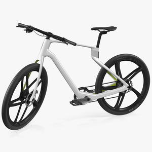 Superstrata E Carbon Electric Bike White Rigged 3D