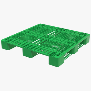 3D model Plastic Pallet Green