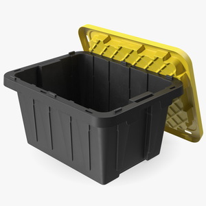 3D Tough Box Storage Tote with Lid