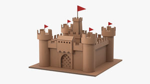 3D Cardboard Castle