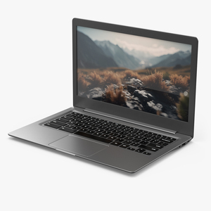 Modern Sleek Laptop 3D model