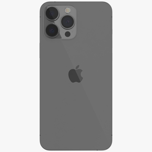 3D iPhone 13 Pro Max Graphite