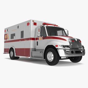 3D model Ambulance Truck