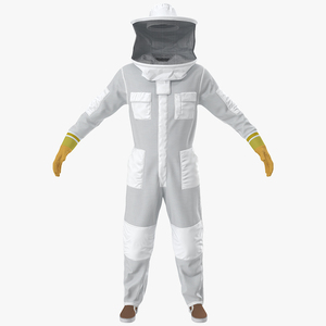 Full Body Bee Protection Suit 3D model