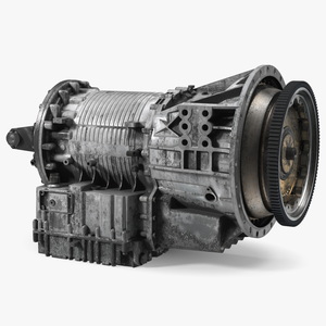 3D Old Transmission for Truck