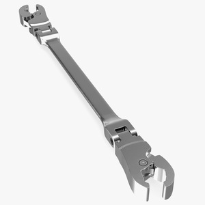 Steel Ratcheting Wrench 9mm 11mm 3D