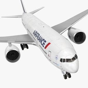 Boeing 777 200ER Air France 3D