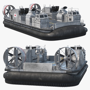 3D Japanese LCAC model