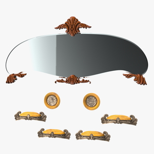 Vintage Furniture Accessories 3D model