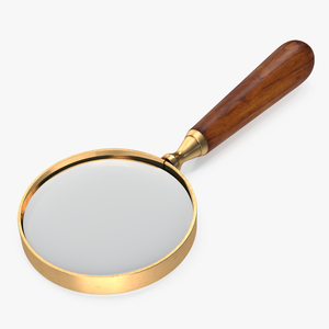 Vintage Magnifying Glass 3D model