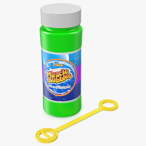 3D model Bubble Bottle with Wand Blower