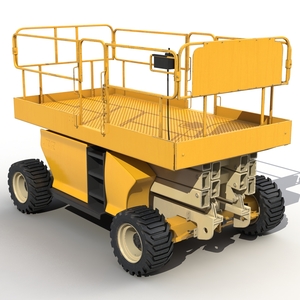 3D model Engine Powered Scissor Lift Generic