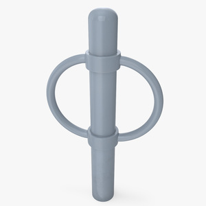 Bicycle Street Rack Grey 3D model