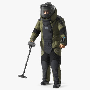 3D EOD 10 Bomb Suit Metal Detector