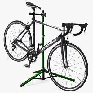 3D model Road Bicycle on a Repair Stand