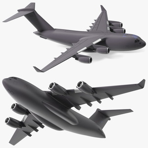 Military Transport Aircraft Scale Model 3D model