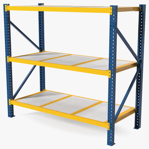 3D model Heavy Duty Warehouse Rack