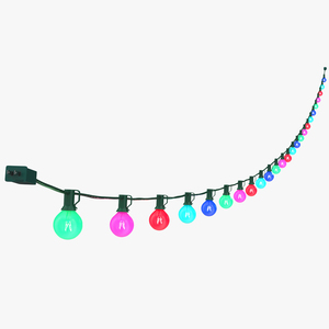 Colorful String Lights 3D