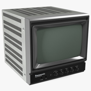 Vintage Rare Panasonic TR-930U Video Monitor 3D model