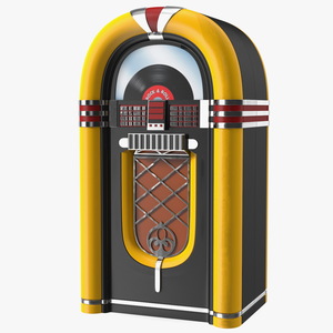 3D Advertising Volumetric Sign Vintage Jukebox model