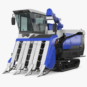 Rice Combine Harvester 3D