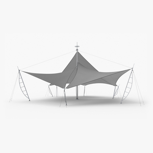 3D Tensile Structure Tents model