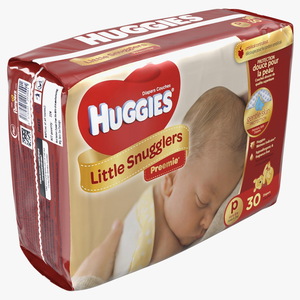 Huggies Little Snugglers Package 3D