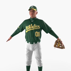 3D model Baseball Player Athletics