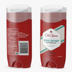 3D Old Spice Pure Sport Solid Deodorant