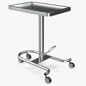 3D Hydraulic Mayo Table Metal