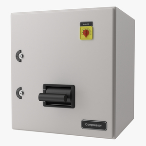 Industrial Electrical Panel 4 3D model