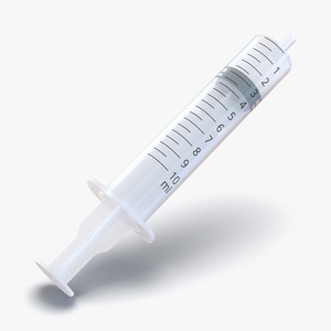 3D Disposable Syringe 10ml model