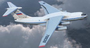 3D model Ilyushin Il 76 Civil Transport