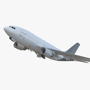 3D Cargo Aircraft Airbus A310 300F Generic Rigged