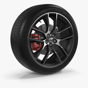 3D Yokohama Performance Car Tire with Alloy Wheel