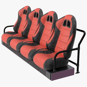 Row Seats 3D model