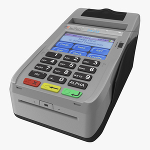 3D Card Terminal model