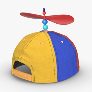 3D Colorful Propeller Hat Brimless