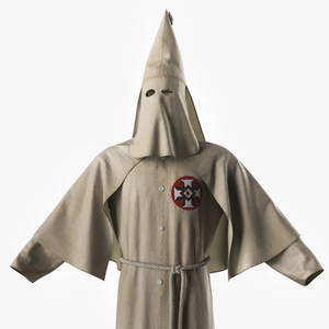 3D Old Ku Klux Klan Outfit model