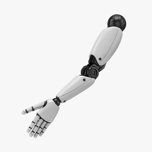 Futuristic Humanoid Robot Arm 3D model