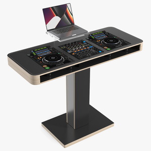 DJ Booth Black 3D model