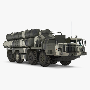 3D model SA 10 Grumble or S 300 Russian Missile System