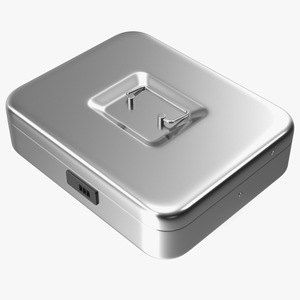 3D Cash Box Gray model