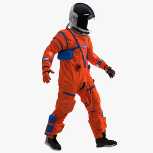 3D Orion Crew Survival System Spacesuit Rigged model