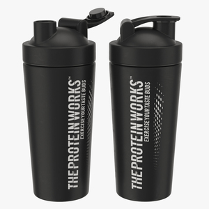 The Protein Works Matte Black Protein Shaker 3D model